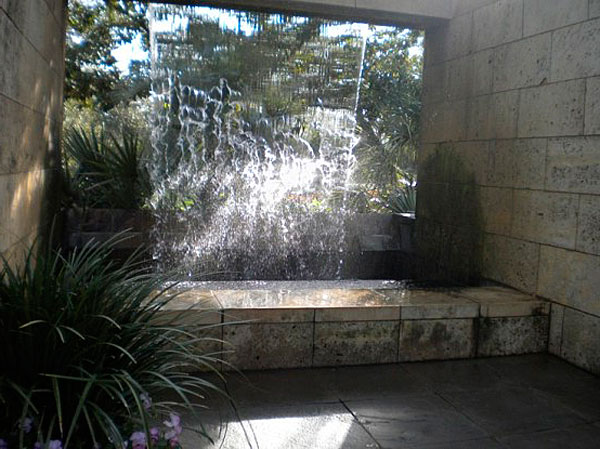 декоративный водопад для сада
