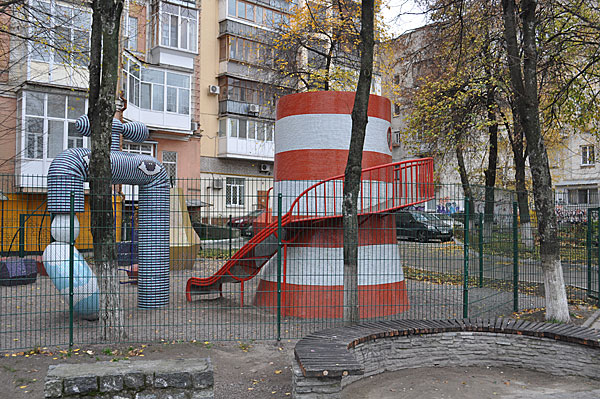 закрытая детская площадка Пейзажная аллея, Киев