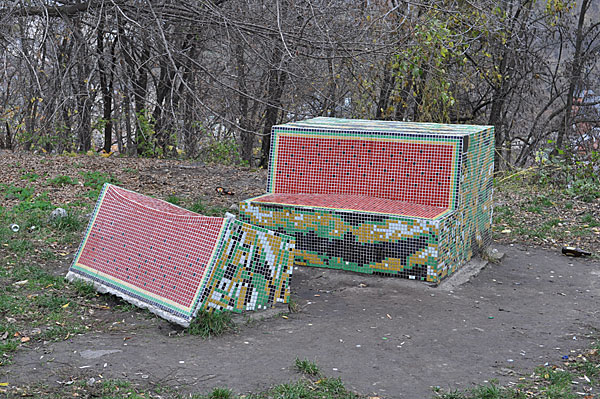 квадратный арбуз, Пейзажная аллея, Киев