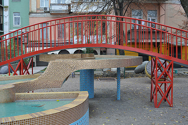 детская площадка, Пейзажная аллея, Киев