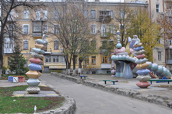 детская площадка, Пейзажная аллея, Киев