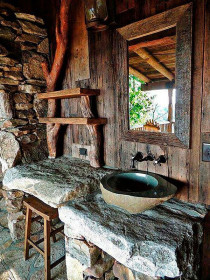 ванная комната | деревенский стиль
