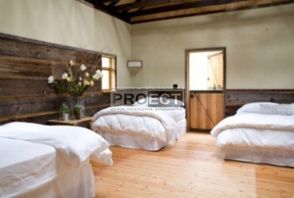 спальня шале | bedroom chalet