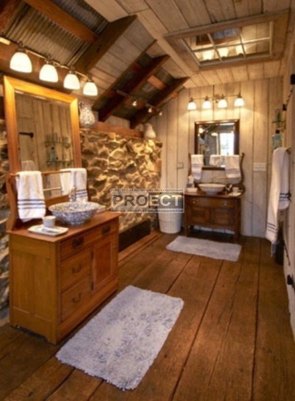 Отделка и гидроизоляция ванной комнаты в деревянном доме