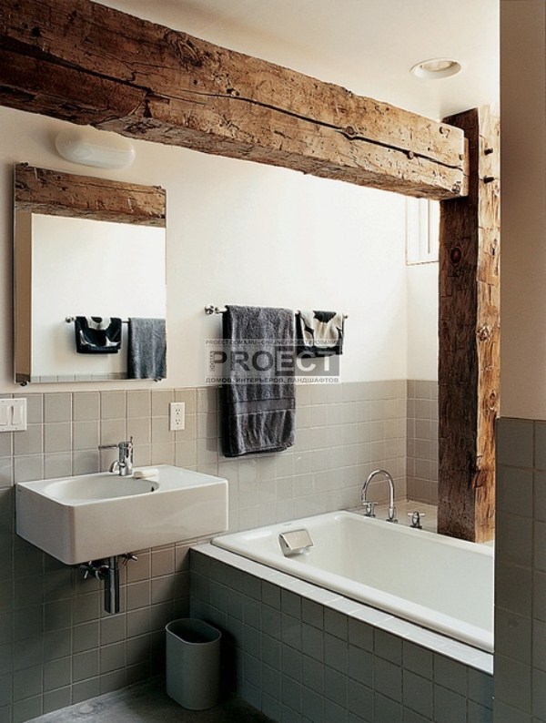 фото ванной комнаты | ванная комната в деревенском стиле