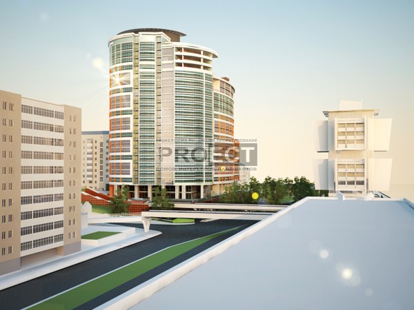 проект многоэтажного жилого дома | проект многоэтажного дома | проект офисного здания | 3D визуализация 