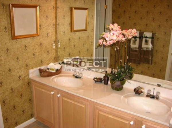 ванная комната с растениями